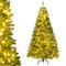 Green PVC and Metal Christmas Tree with 1200 LED Lights and Remote Control